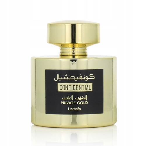LATTAFA Confidential Private Gold 100 ml EDP woda perfumowana damska 3