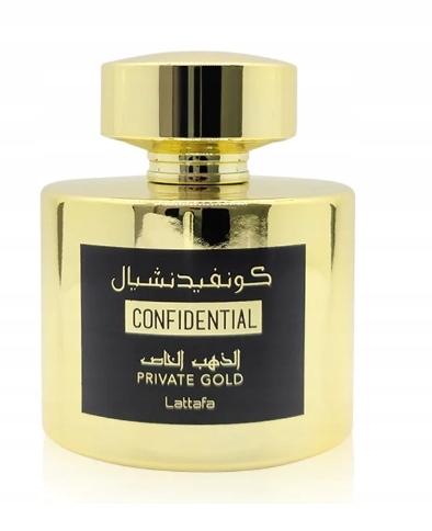 LATTAFA Confidential Private Gold 100 ml EDP woda perfumowana damska 5