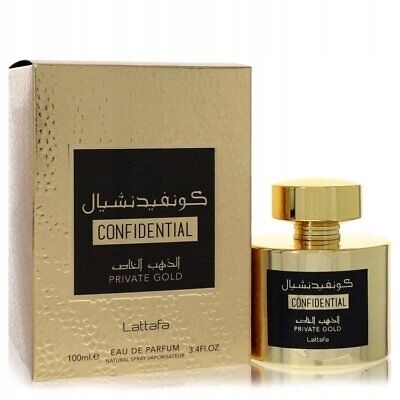LATTAFA Confidential Private Gold 100 ml EDP woda perfumowana damska 6