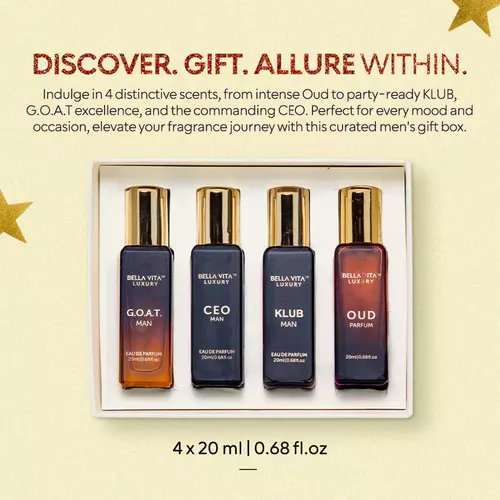 LUXURY KLUB EDP M 20ML+ G.O.A.T EDP M 20ML+ CEO EDP M 20ML+ OUD 20ML Zestaw 3