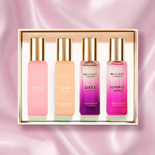LUXURY ROSE EDP W 20ML+ GLAM EDP W 20ML+ DATE EDP W 20ML+ SENORITA EDP W 20ML Zestaw 7