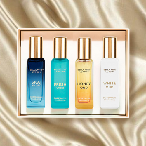 LUXURY HONEY OUD EDP U 20ML+ SKAI AQUATIC EDC U 20ML+FRESH EDT U 20ML+WHITE OUD EDP U 20ML Zestaw 8