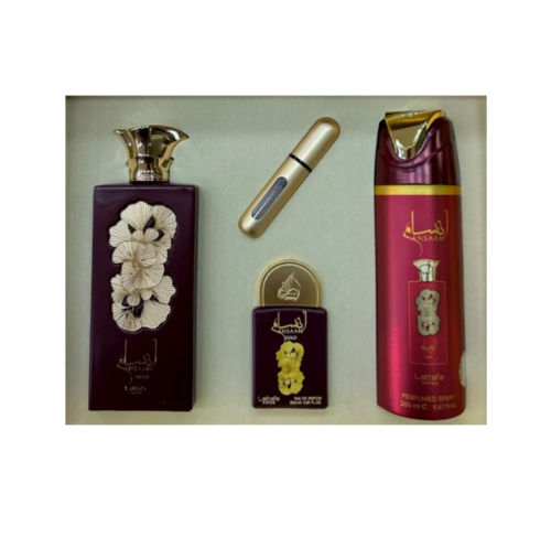 Ansaam Gold 100ML +20ML +DEO 200ML zestaw prezentowy dla kobiet 3