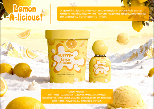 TUBBEES LEMON A-LICIOUS EDP 50ML woda perfumowana unisex 5