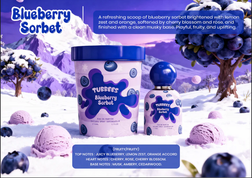 TUBBEES BLUEBERRY SORBET EDP 50ML woda perfumowana unisex 8