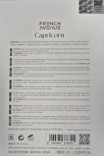 GENESIS CAPRICON EDP U 90ML woda perfumowana unisex 5