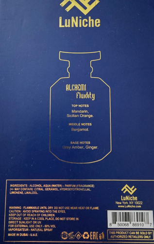ALCHEMI FLUIDITY EDP U 100ML woda perfumowana unisex 5