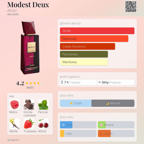 MODEST DEUX EDP W 100ML woda perfumowana damska 4