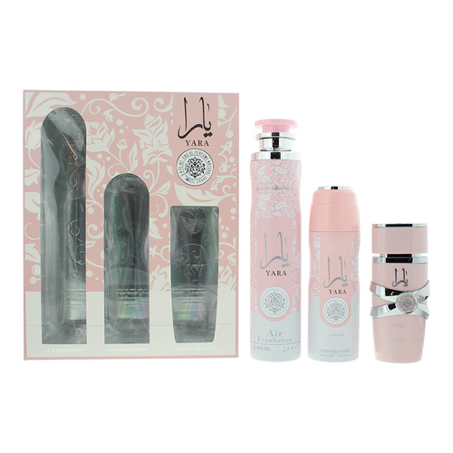 YARA GIFTSET EDP 100ML +DEODORANT 200ML + AIR FRESHENER 300ML 2