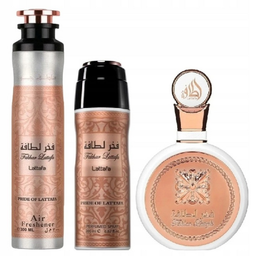 FAKHAR WOMEN GIFTSET EDP 100ML+200ML+300ML zestaw prezentowy dla kobiet 2