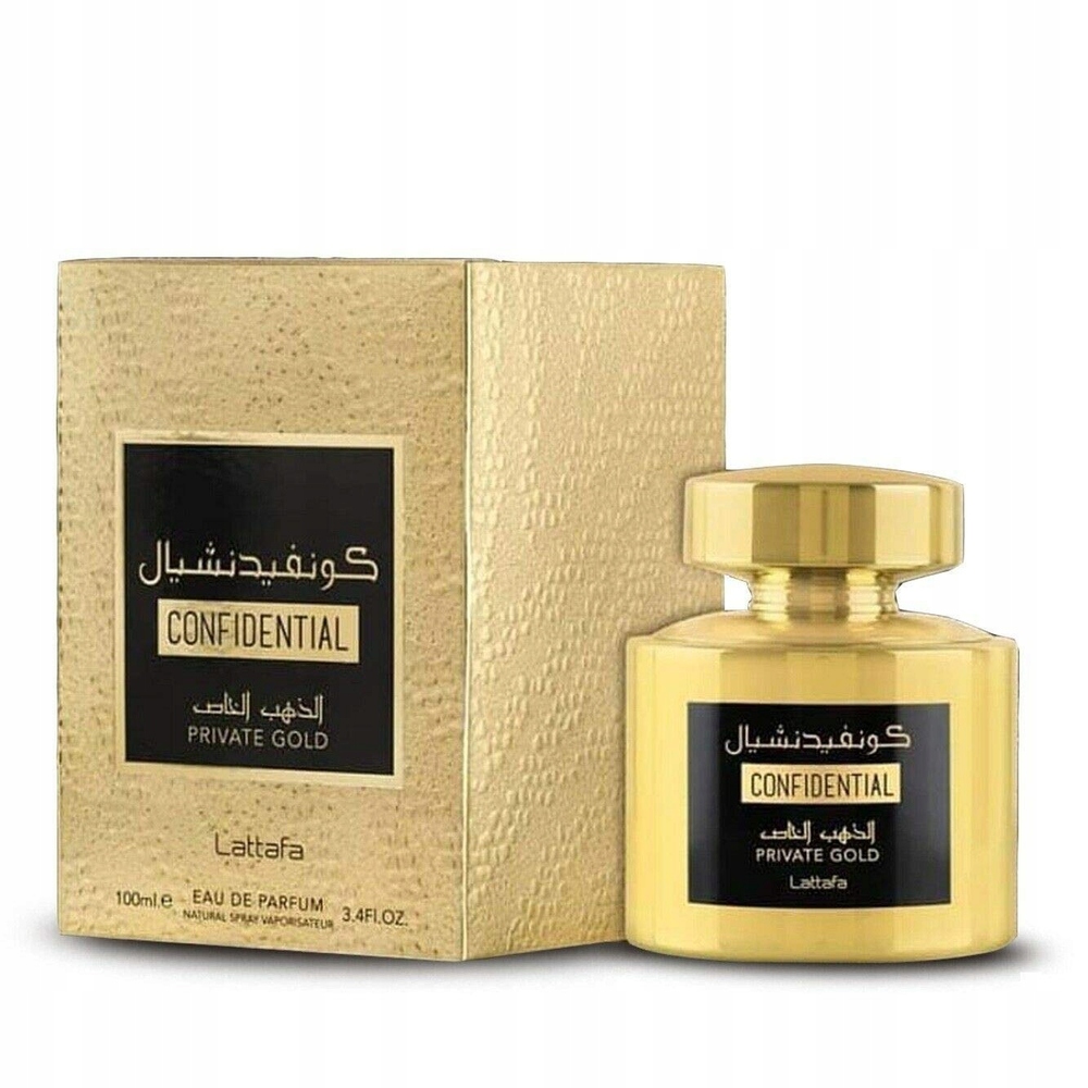 LATTAFA Confidential Private Gold 100 ml EDP woda perfumowana damska 1