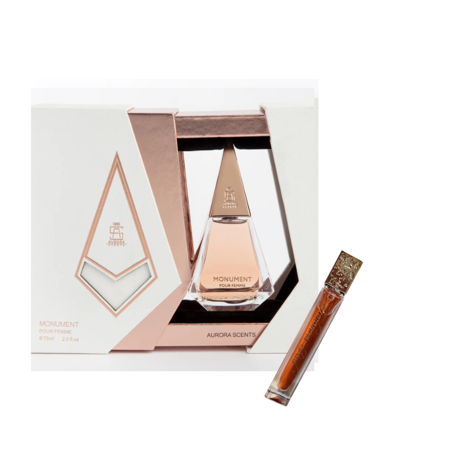 Monument Pour Femme 75 ml EDP woda perfumowana damska + HABANERA RED EDP 9ML 1
