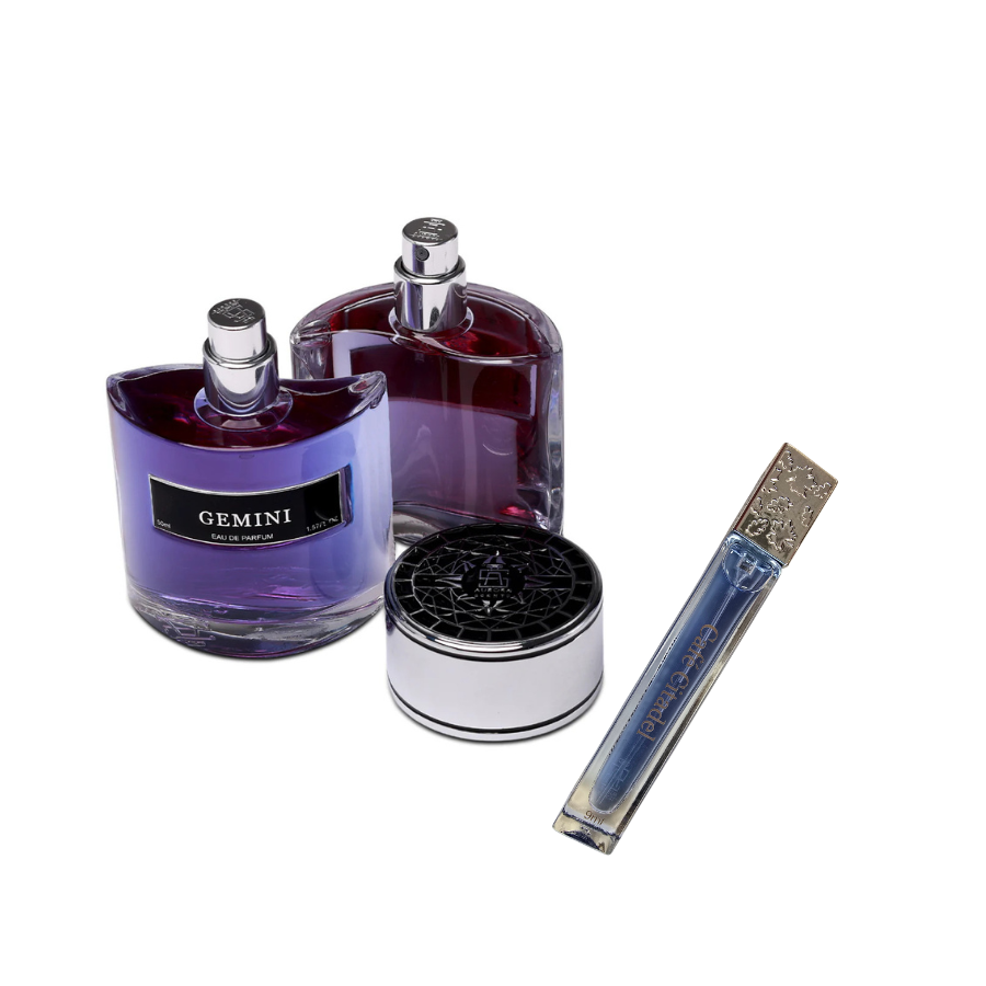 Gemini 50 ml + Gemini Noir 50 ml EDP woda perfumowana męska + CAFE CITADEL EDP 9ML 1