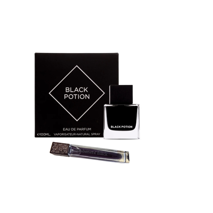 Black Potion100 ml EDP woda perfumowana męska + HABANERA BLACK EDP 9ML 1