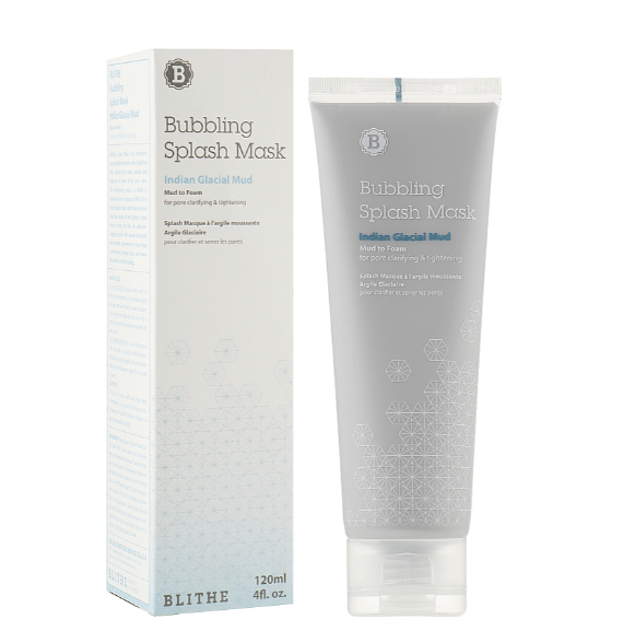 BUBBLING SPLASH MASK INDIAN GLACIAL MUD 120ML oczyszczająca maska glinkowa 1