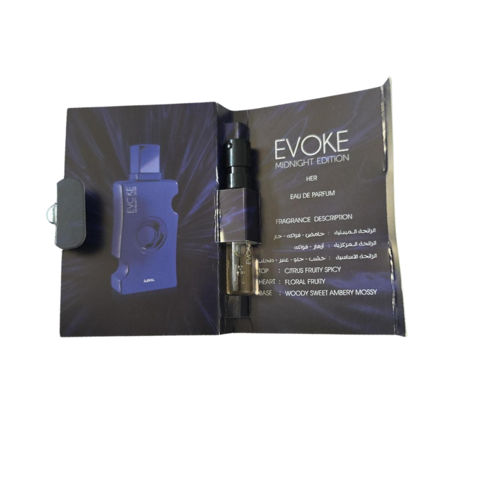 AJMAL EVOKE MIDNIGHT HER TUBE EDP 1.5ML TESTER 1