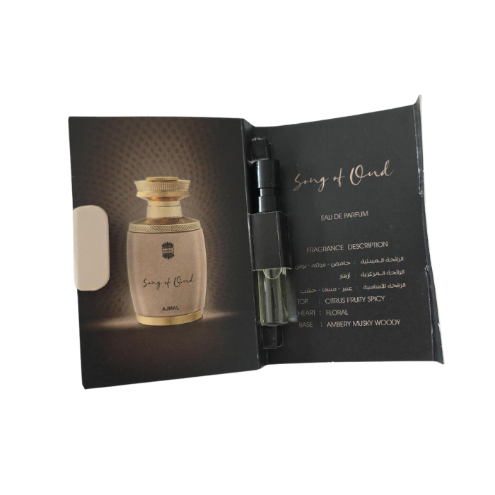 AJMAL SONG OF OUD TUBE EDP 1.5ML TESER 1