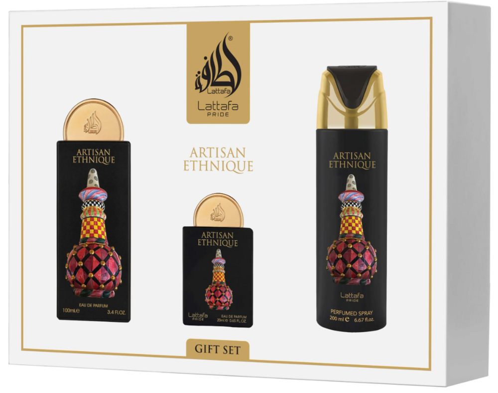Artisian Ethnique EDP 100ML+20ML+DEO 200ML zestaw prezentowy unisex 1