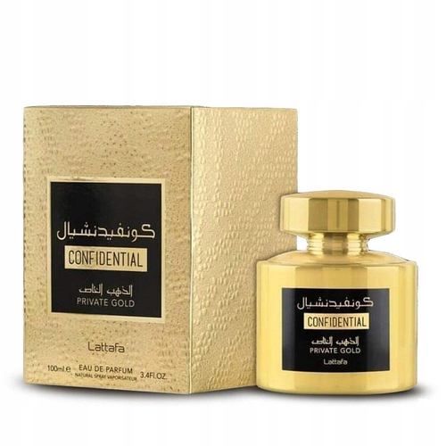 LATTAFA Confidential Private Gold 100 ml EDP woda perfumowana damska 1