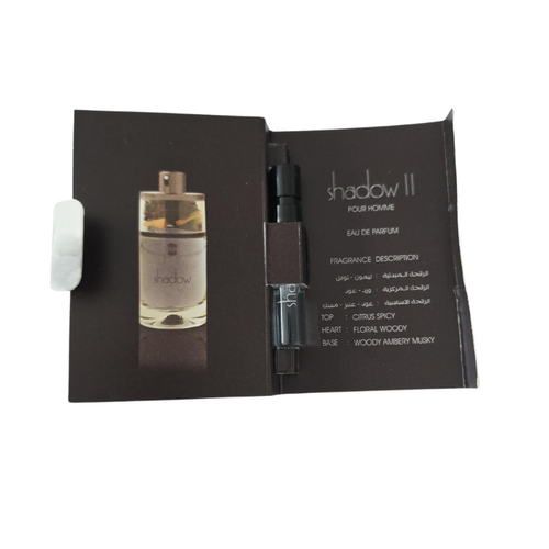 AJMAL SHADOW II FOR HIM 1.5ML TESTER 1