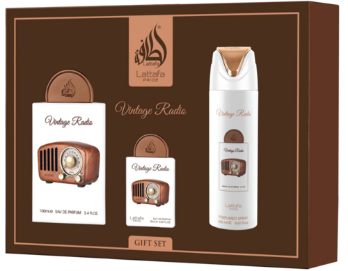 Vintage Radio 100ML+20ML+DEO 200ML zestaw prezentowy unisex 1