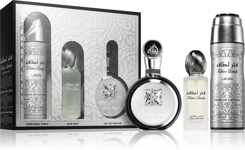 FAKHAR MEN EDP U 100ML +DEODORANT 200ML + AIR FRESHENER 300ML 1